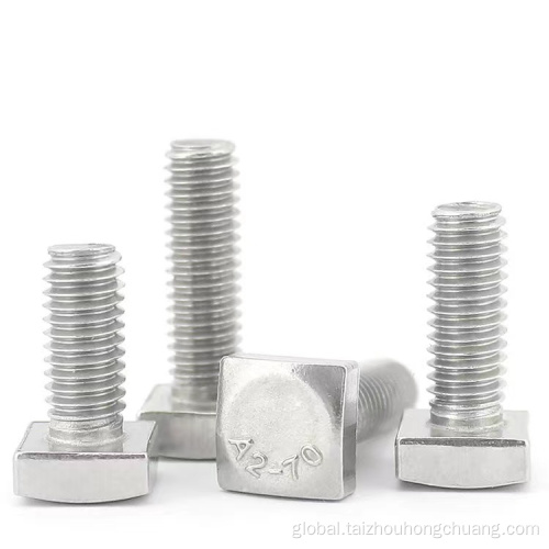 Stainless Steel Bolts Square Head Bolts Stainless Steel 304 316 Factory